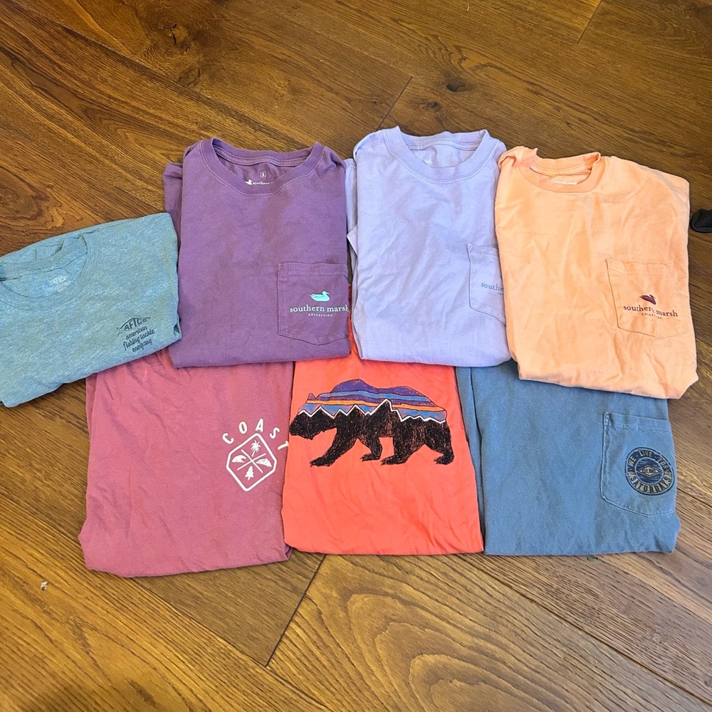 Colorful Kids Graphic T-Shirts Set